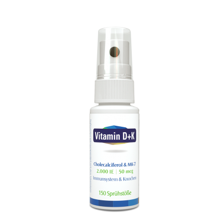 Vitamin D+K 2.000 IE - 50 mcg Mundspray